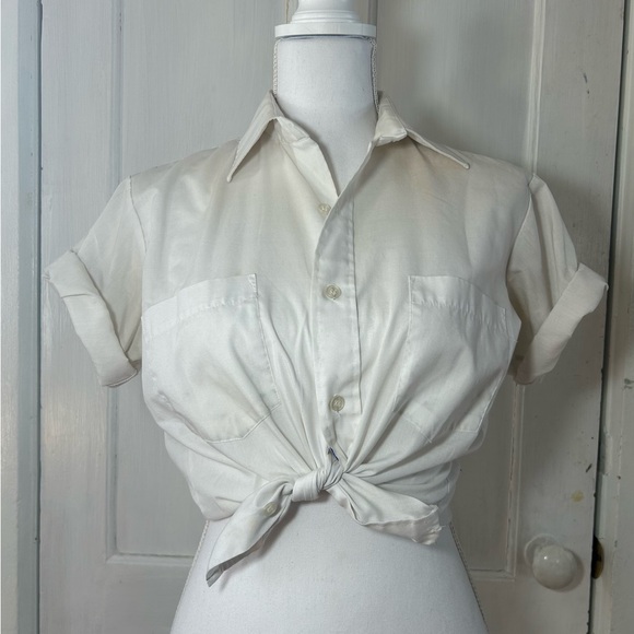 Vintage Embroidered Swing Band Short Sleeve Button Up Shirt size M/L - Picture 3 of 11